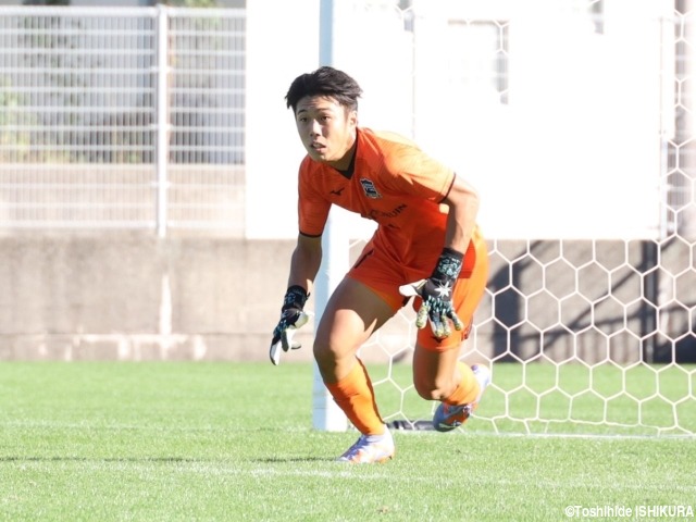 [MOM4891]広島国際学院GK加藤翔正(3年)_流れを引き寄せたビッグセーブ!! 目標とする先輩超えを誓う『スーパー加藤翔正』