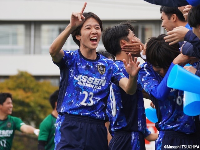 [MOM4929]実践学園DF美濃島想太(3年)_3年前の全国決勝はメンバー外でスタンド観戦。その日と同じ西が丘のピッチで成長を証明する決勝弾!