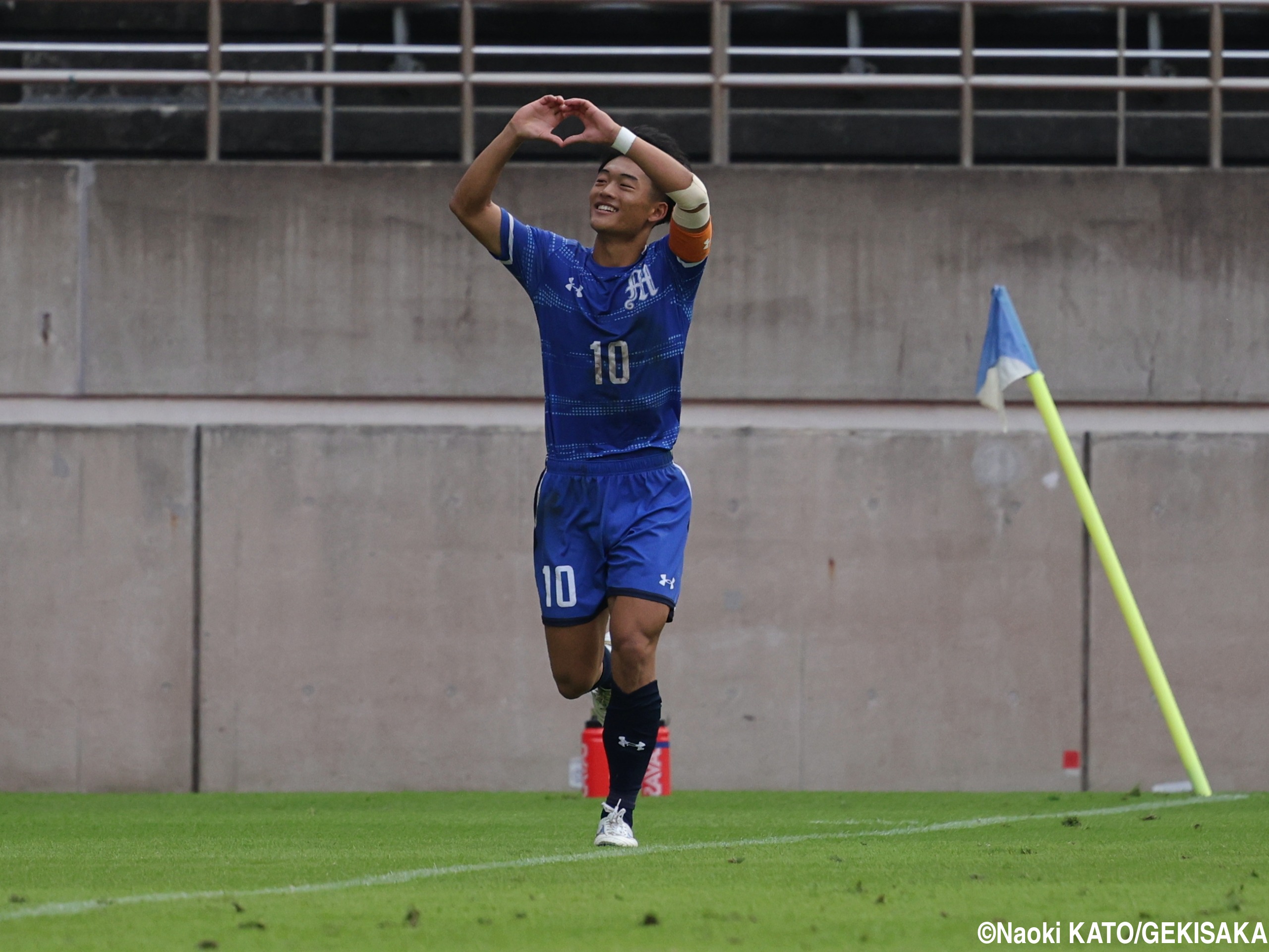 [選手権予選]「成長はない」と覚悟して取り組んできた左足弾!! 明秀日立FW竹花龍生が大きな追加点(13枚)