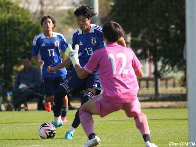 187cmで俊足、技術力にも自信アリ。唯一の中学3年生、FW高橋成海(広島ユース)がU-16日本代表候補合宿でインパクトを残す