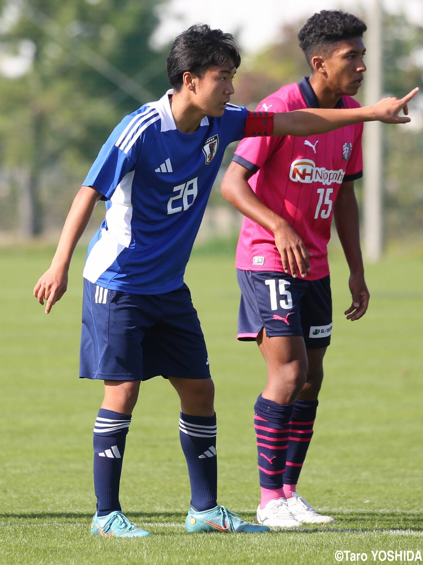 [練習試合]U-16日本代表候補、MF大貫、CBメンディー、左SB高橋温らC大阪U-18戦メンバー13人(25枚)