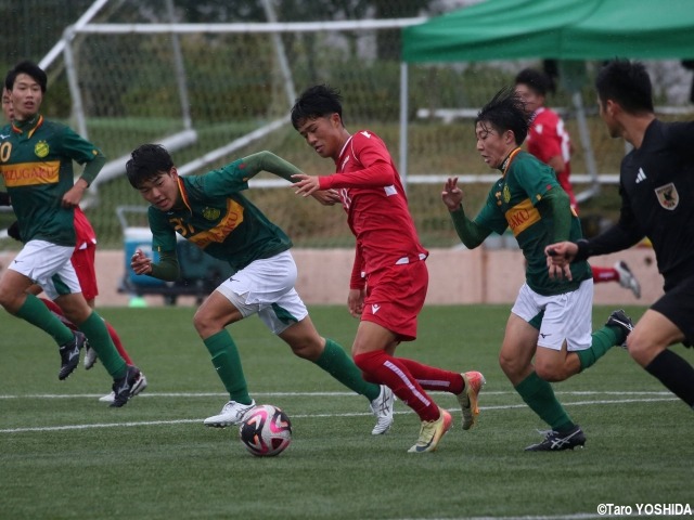 [プレミアリーグWEST]選手権予選決勝から先発総入れ替えの静岡学園が健闘。東福岡の堅守に苦しむも、0-0で残留決定