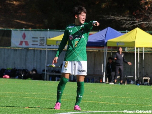 [MOM4945]青森山田セカンドMF藤田比呂(3年)_セカンドでリーダーシップ発揮し、得点に絡む選手へ