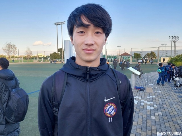 U-17高校選抜が夏からCBへ転向し、堅守を構築。京都橘DF宮地陸翔主将は「チームのために」をプレーで表現