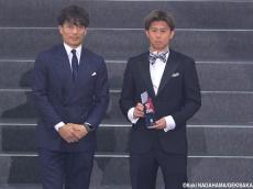 フェアプレー個人賞を受賞した安西幸輝、キム・ジンヒョン、大迫敬介…高円宮杯のC大阪は進藤亮佑が登壇(8枚)