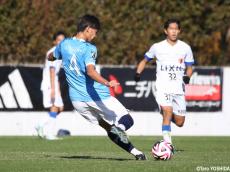 [プレミアリーグEAST]横浜FCユースの堅守支えたCB秦、GK大亀のU-17代表コンビ(9枚)