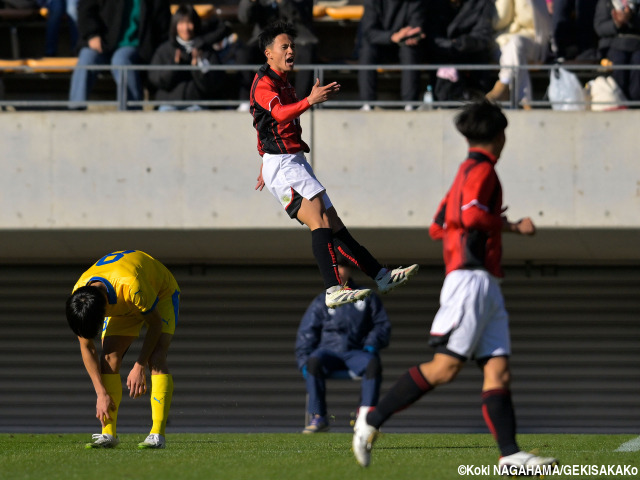 [MOM4972]日章学園FW高岡伶颯(3年)_相手の想定を上回る動き出し。目標の全国制覇と「20」へ、まず3発