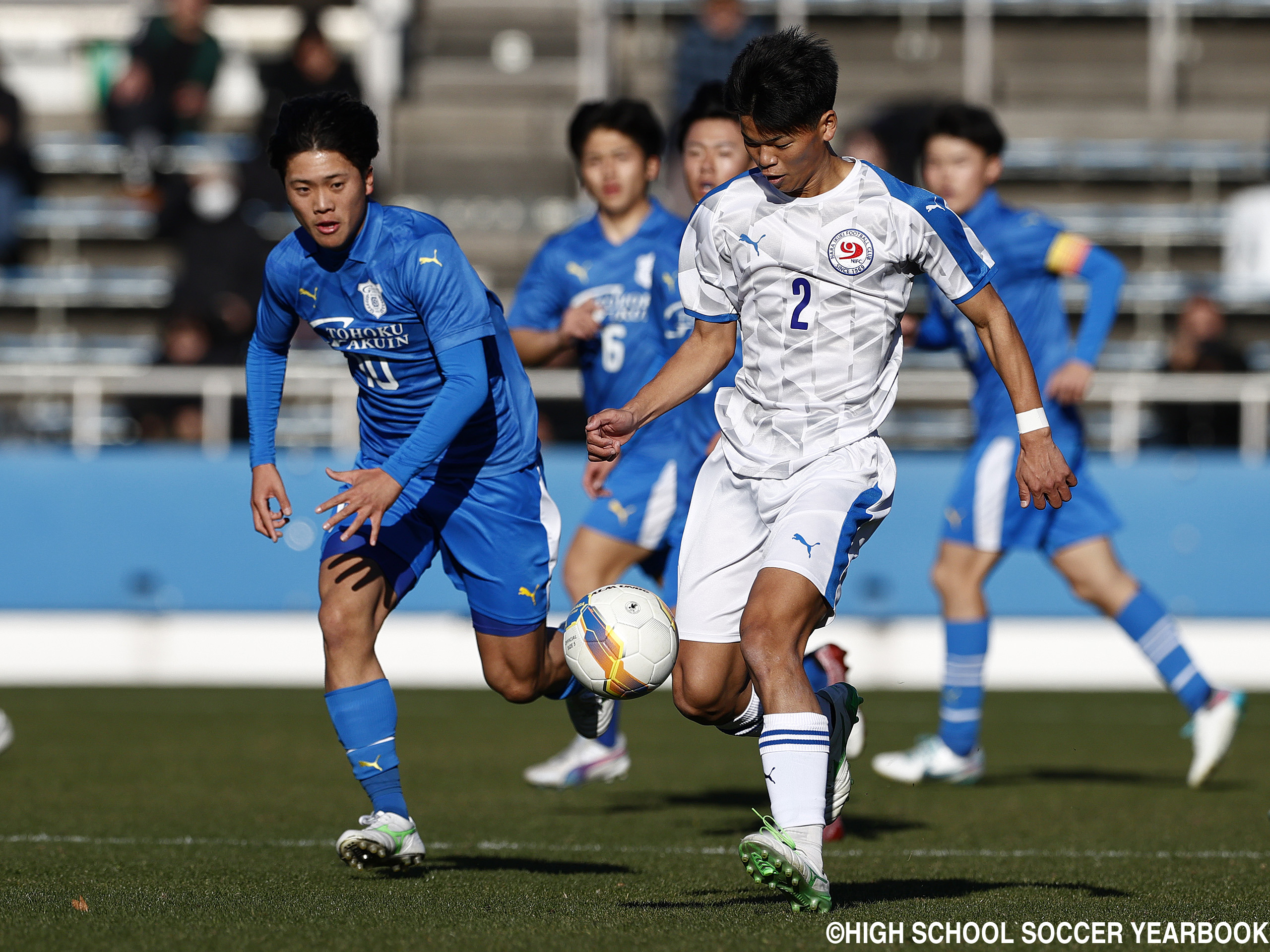 東北学院は3得点で42年ぶり選手権勝利、奈良育英は3年ぶりの選手権ゴールも白星ならず(8枚)