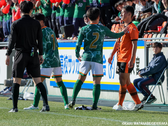 青森山田撃破の高川学園で最後の最後にもったいないプレー…DF柿本陽佑が遅延行為で退場「次は全力でサポート」