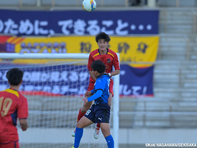 「もう、みんな気合入っている」。札幌大谷のU-16日本代表候補CB大石蓮斗は1年後の躍進を誓う