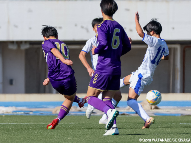 10番FW三鴨奏太が4G2Aの大暴れ…堀越は6発大勝で準々決勝へ! 東福岡は阪南大高との接戦を制す:3回戦第1試合