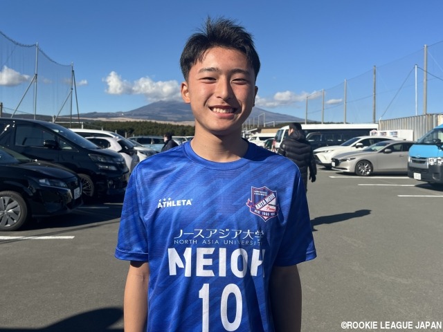 [MIZUNO CHAMPIONSHIP U-16]優秀選手:明桜MF遠藤拓斗「少しのチャンスも逃さないようにしたい」