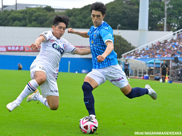 湘南MF中野嘉大がレンタル先の横浜FCに完全移籍「チームの目標達成のために全力を尽くします」