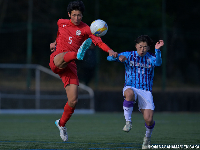 [NEW BALANCE CUP]1年後の全国制覇へ。東山の新リーダー、CB上山泰智は主体性を高めてチームを強くする