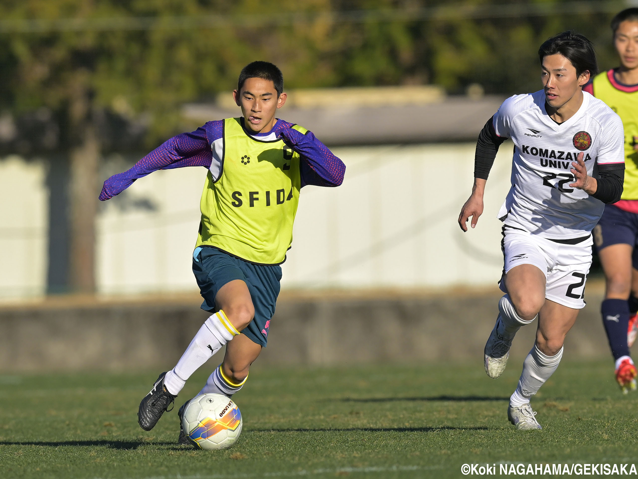 U-17日本高校選抜候補が駒澤大と対戦!! 選考合宿第1戦を2-1で勝利:Vol.1(36枚)