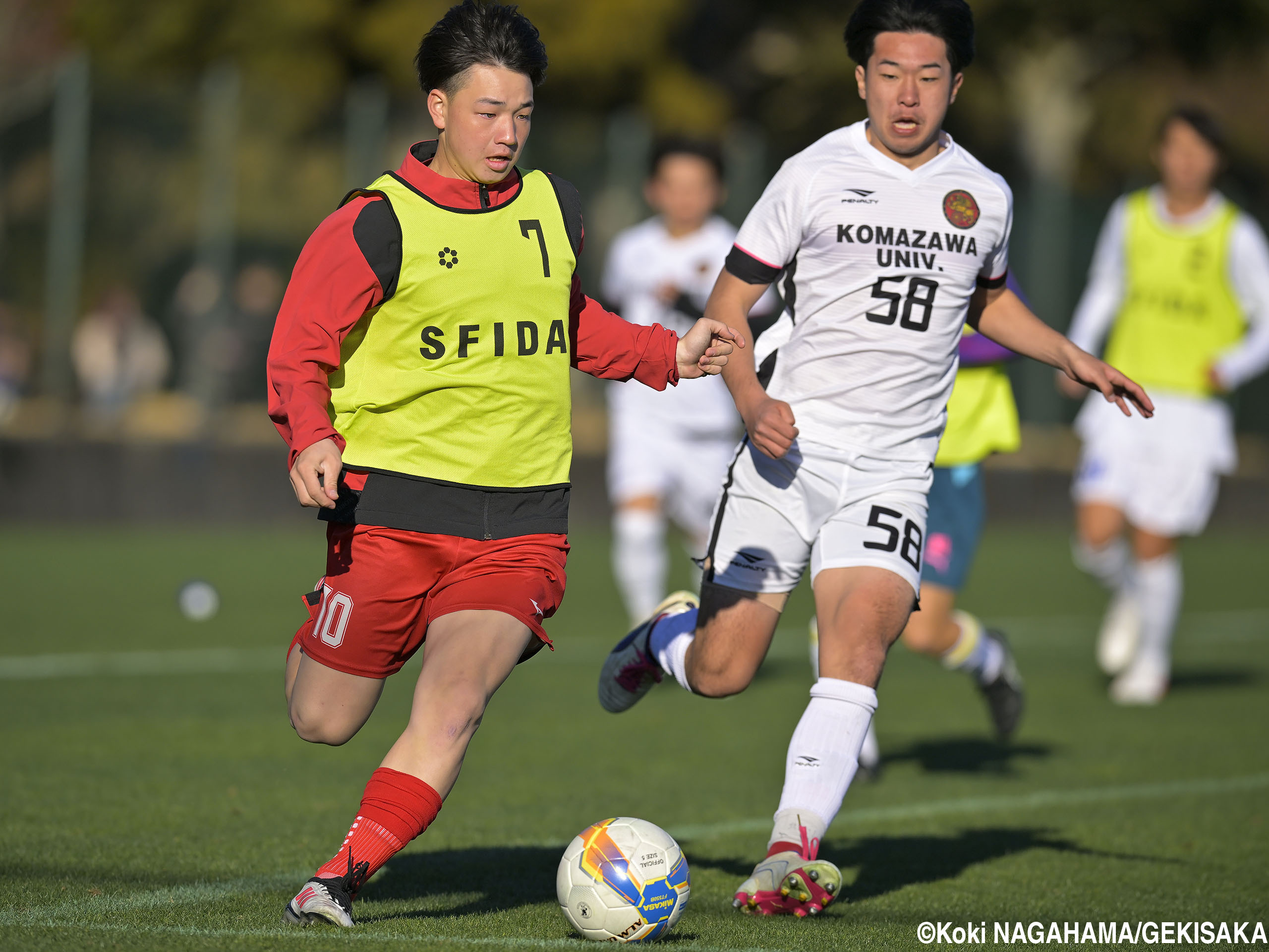 U-17日本高校選抜候補が駒澤大と対戦!! 選考合宿第1戦を2-1で勝利:Vol.2(37枚)