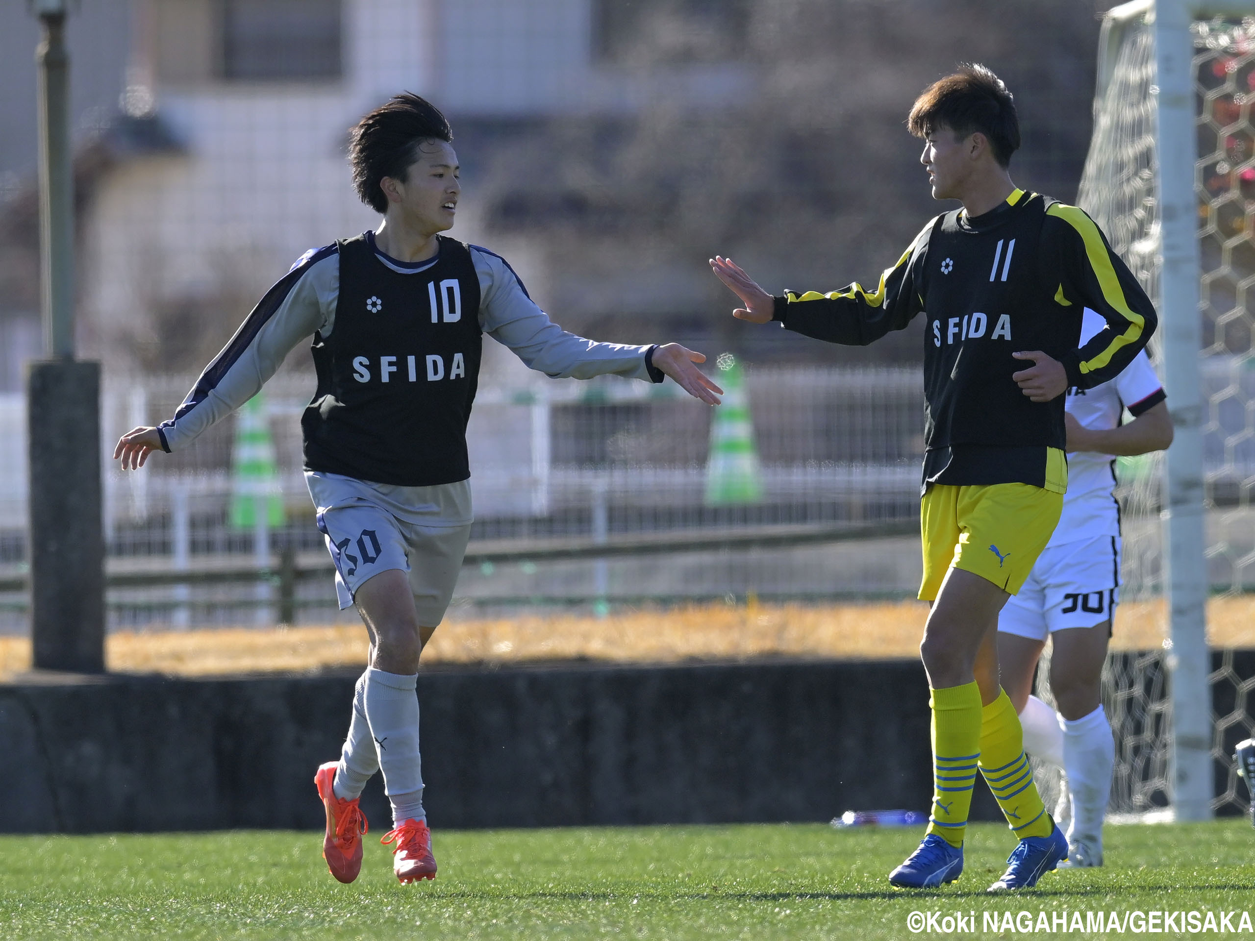 FW宮本周征とMF和食陽向が大学生相手にゴール!! U-17日本高校選抜候補の初戦でアピール(8枚)