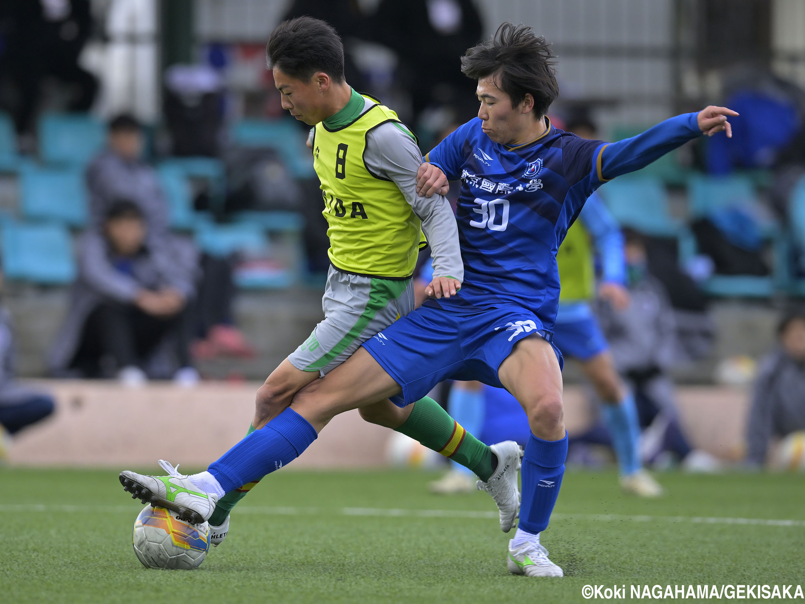 新入部予定の高3世代も出場!! 東京国際大が高校サッカーのスターと対戦(11枚)