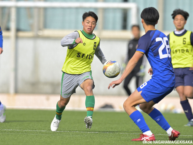 入学直後からプレミアで躍動してきた1年生のワンダーボーイ。帝京長岡MF和食陽向はU-17日本高校選抜候補合宿でも左足でのゴラッソで好アピール!