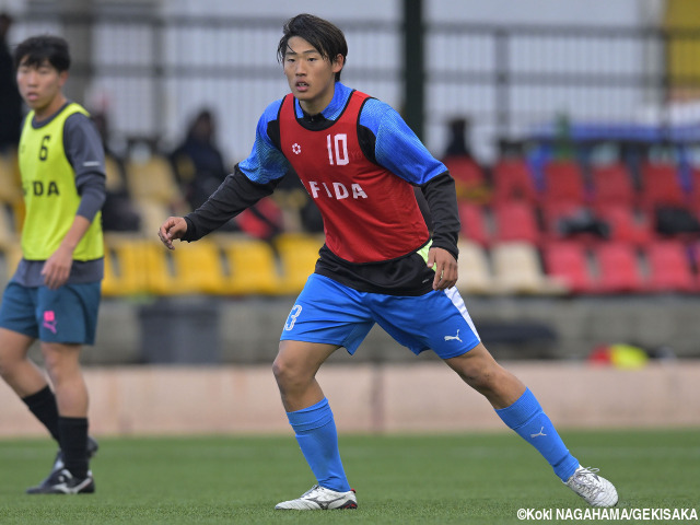 帝京高校 サッカー部 選手権メンバー支給用 トレーニングウェア ジャージ ゲキサカ×高校選抜候補]帝京FW森田晃「チームを勝たせる選手に