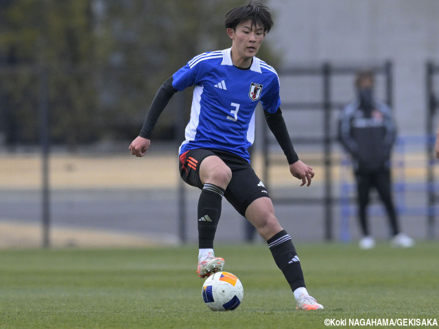 U-20日本代表のレギュラー奪取へ柔軟な姿勢…DF土屋櫂大(川崎F)「SBも視野に入れてやっている」