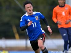 U-20日本代表の最前線から長野に圧力をかけ続けた高岡伶颯(15枚)