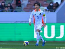 主将としてU-18Jリーグ選抜を引っ張り快勝。CB大川佑梧(鹿島ユース)は意識して“最後の砦”“1人で守れる選手”へ