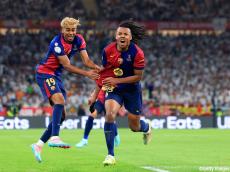 バルセロナは“エル・クラシコ”で宿敵レアルに勝利! クンデのミドル弾で