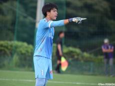 [プリンスリーグ関西1部]京都U-18の守護神、188cmGK本多が連続セーブで勝ち点をもたらす(5枚)