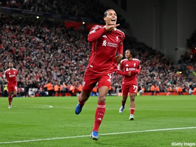 CLでも劇的リバプール、ファン・ダイク90+2分弾で白星発進!! A