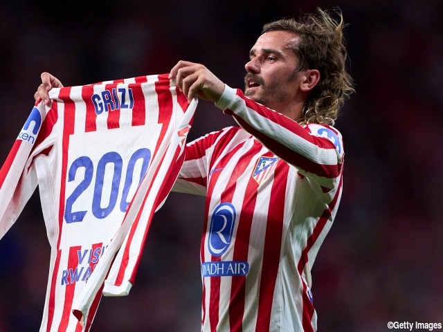 クラブ歴代最多得点者グリーズマンがA・マドリー通算200得点を