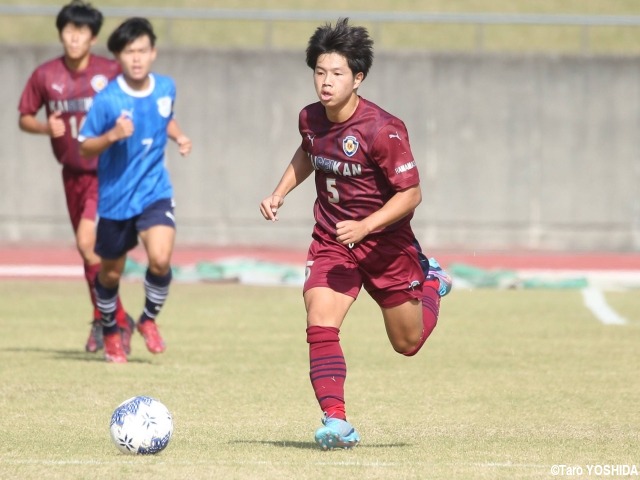 選手権]浜松開誠館が静岡2冠へ前進。賢く、力強く戦うボランチMF加藤涼