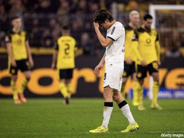 ボルシアMGが上位ドルトムントに敗れて今季3度目の2連敗…町野修斗は