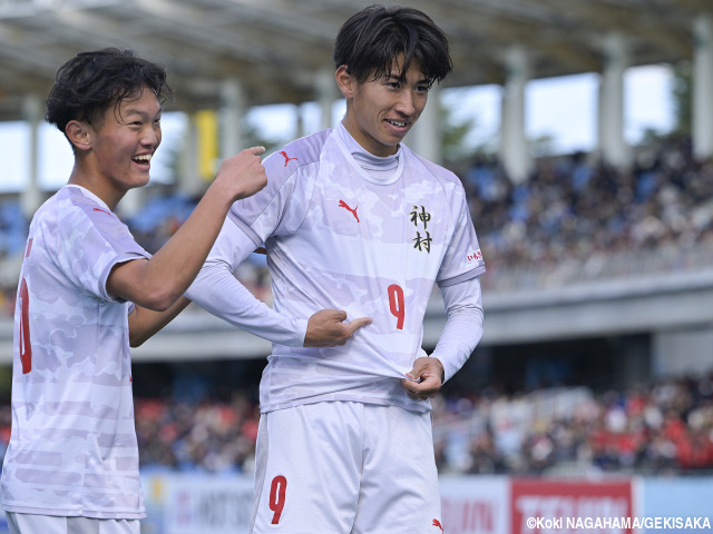 MOM5382]神村学園FW倉中悠駕(3年)_ゴールラッシュの口火切る背番号9