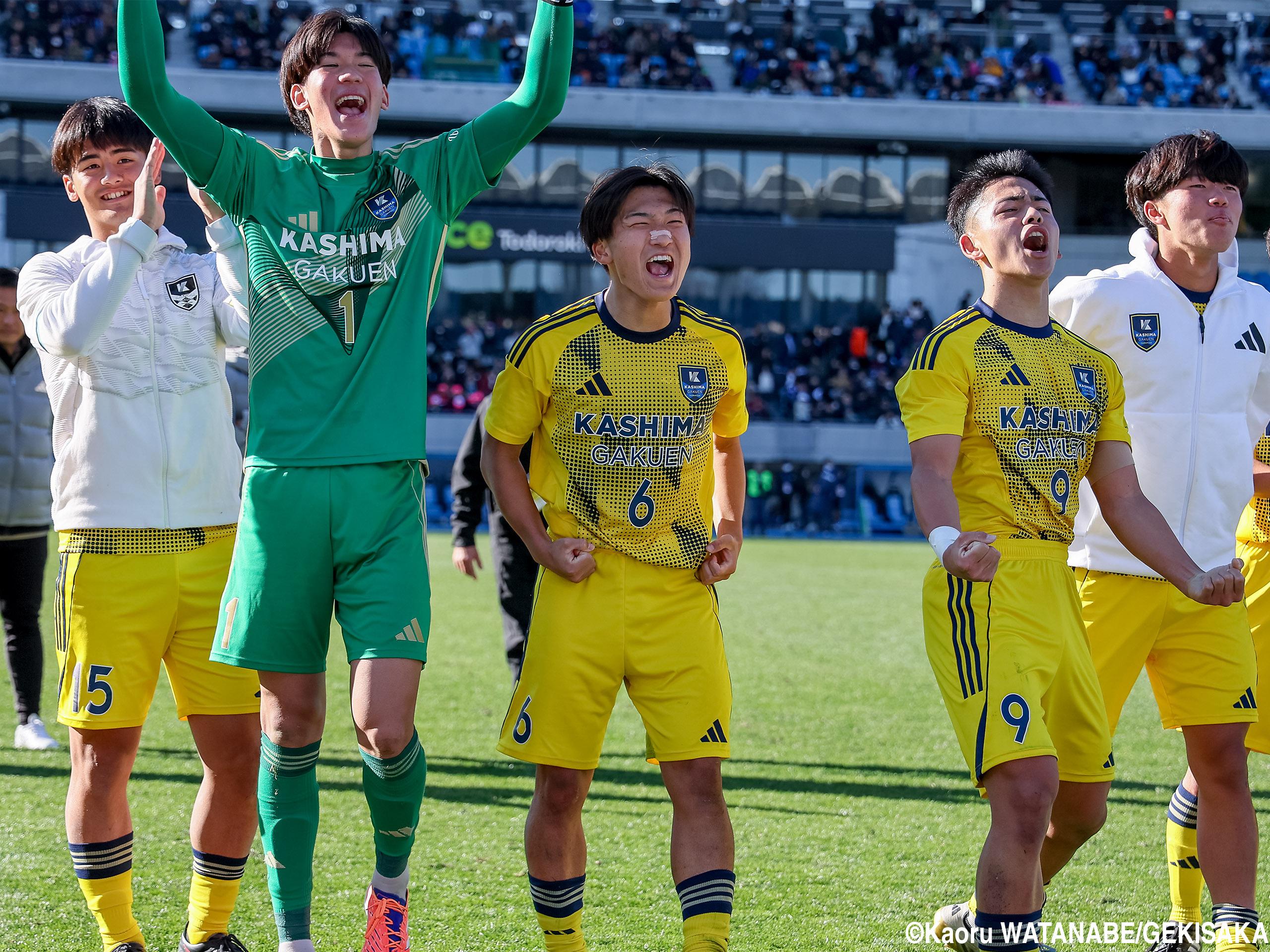 【鹿島学園】 選手権準優勝 ハーフパンツ＆半袖 選手権]鹿島学園が17年ぶりベスト4へ! 興國に3-1快勝(33枚)｜Infoseek