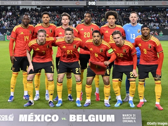 ベルギー代表W杯メンバー発表!! ルカク&デ・ブライネら“黄金世代”の4
