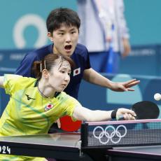 パリ五輪卓球「混合ダブルス」初戦は北朝鮮ペアと 金候補の中国とは決勝まで当たらず