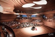 ベートーベン生誕200周年を記念して建てられる美しいコンサートホールのアイデア