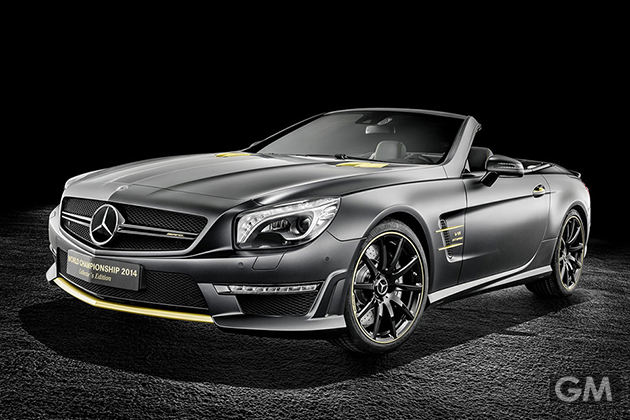 「メルセデス・ベンツSL63 AMG ワールドチャンピオンシップ 2014 コレクターズ エディション」F-1完全制覇の記念に！