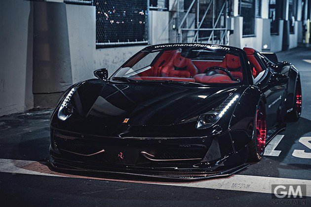 リバティウォーク」フェラーリ 458スパイダーにもビス留めオーバー