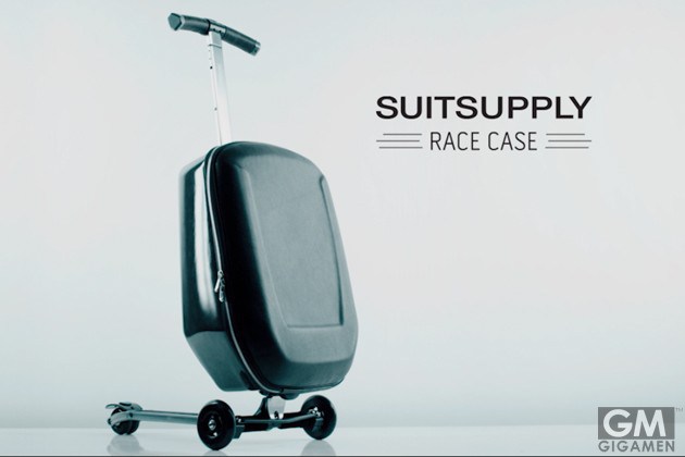 スーツケースが乗り物に！？旅の新しいアイテム「THE RACE CASE」