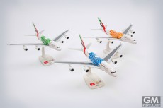 エミレーツ航空、ドバイ万博特別塗装機モデルプレーンを発売