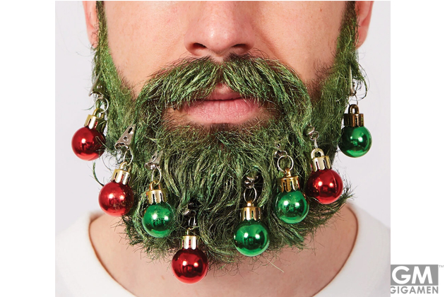 注目の的に！あごひげをクリスマスツリーに変えるキットが発売