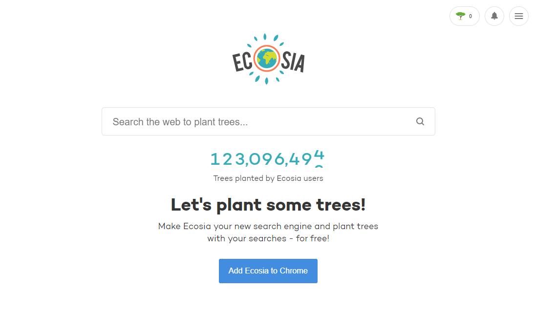 検索するだけで植林に貢献できる独検索エンジンに注目してみた
