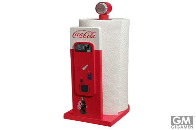 ヒット継続中！コカ・コーラの瓶自販機に似せたキッチンペーパーホルダー