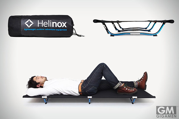 いざというときも重宝する軽量簡易ベッド Helinox Cot One