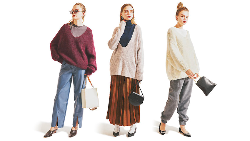 重ね着しても抜け感あり 深く大きく開いたvネックニット 記事詳細 Infoseekニュース