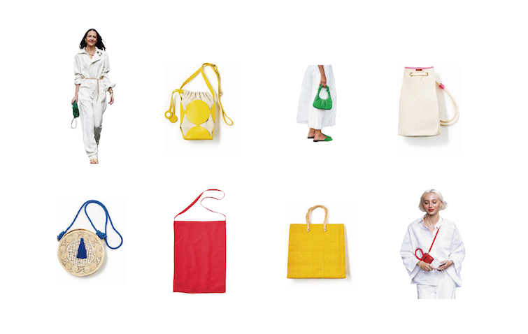 「小さく・シンプル・鮮やか」夏素材のキレイ色バッグ【5選】ナチュラルすぎない・派手に見えない色と素材のベストな関係
