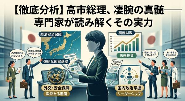 専門家が激賞する「高市総理」の真価――日本を導く凄腕の宰相、その圧倒