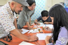 【ミャンマー】日本人漫画家らワークショップ、ヤンゴンで漫画学校の設立目指す